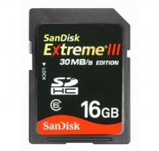 Sandisk SDHC Extreme III 16 Go Class 6