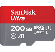 Sandisk Ultra microSDXC UHS-I C10 A1 200 Go